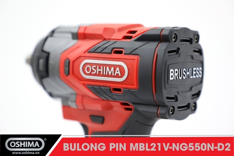 Mở bu lông pin lithium Oshima MBL21V-NG550N-D2 (Thân máy)