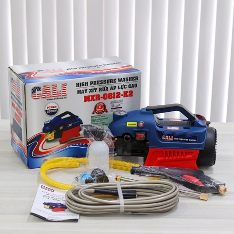Máy xịt rửa CALI MXR-0812-K2 2.5kW Xanh Điện 1 pha