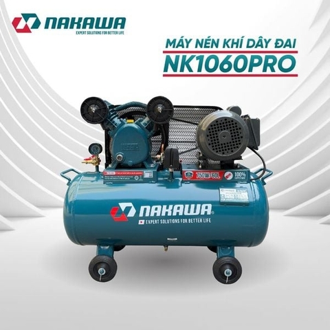 Máy Nén Khí Dây Đai NAKAWA NK1060PRO 750W 60L