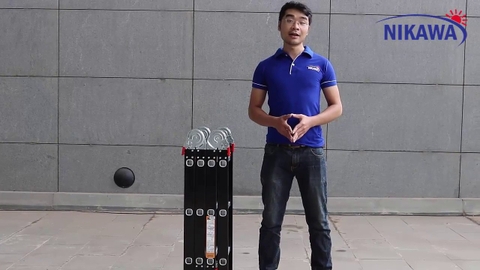 Thang nhôm gấp đoạn Nikawa NKG-45