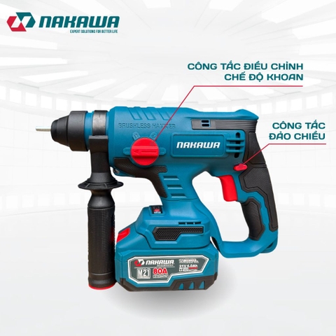 Máy khoan pin bê tông NAKAWA NK-KD0326PRO