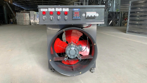 Máy sưởi công nghiệp 30KW dùng điện, diện tích sưởi 300m2
