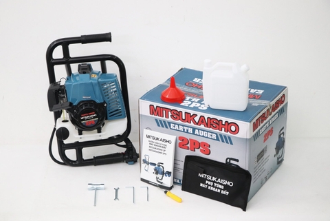 Máy khoan đất MITSUKAISHO 2PS 2.2kW Xanh Mũi đôi xoắn 300/800