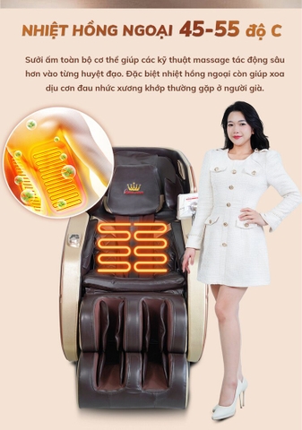 Ghế massage Queen Crown QC S460
