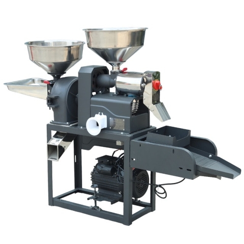 Khung, cối xát nghiền gạo Huspanda HNF-690IS (Pulley đảo chiều - Không motor -  Không Sàng lọc sạn rung )