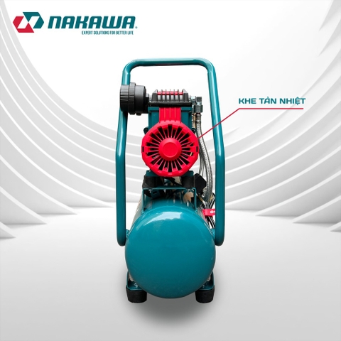 Máy nén khí không dầu, tốc nhanh, siêu êm Nakawa NK-BH1615E - 15 lít 1200W