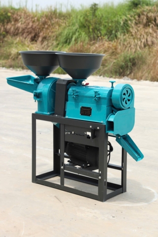 Khung, cối xát nghiền gạo Huspanda HN110-F26 (Pulley đảo chiều - Không Motor - Không sàng lọc sạn rung)