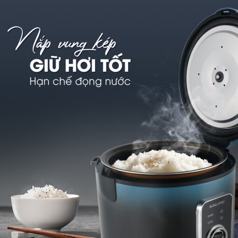 Nồi cơm điện KALITE KRC6018 700W chống dính dung tích 1,8L