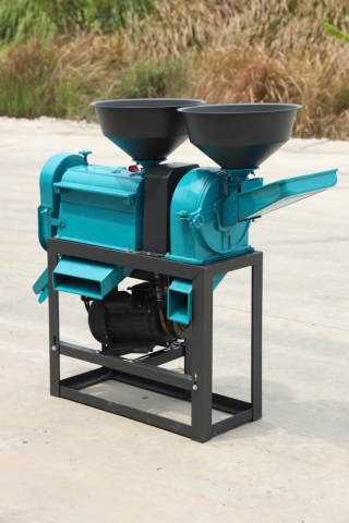 Khung, cối xát nghiền gạo Huspanda HN110-F26 (Pulley đảo chiều - Không Motor - Không sàng lọc sạn rung)