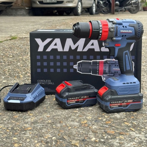 MÁY KHOAN PIN YAMASU YMS-MKP1013BG2 ĐA NĂNG LỰC SIẾT 90N PIN 21V