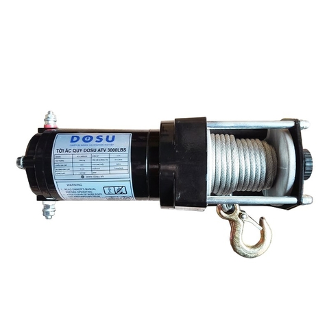 Tời ắc-quy DOSU ATV2000LBS 24V 900kg 8m
