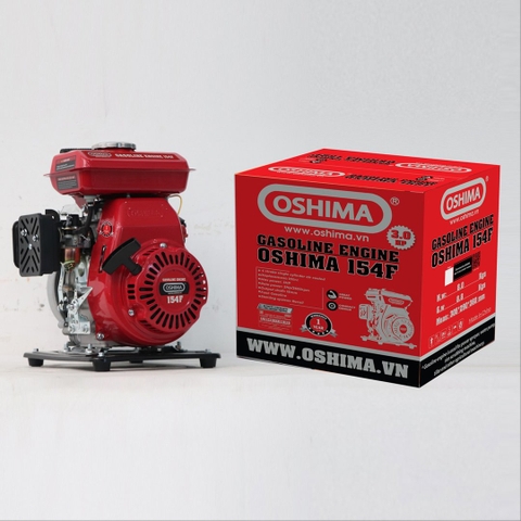 Động cơ nổ OSHIMA 154F 3.0HP Đỏ-đen