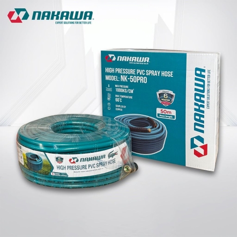 Dây phun áp lực cao NAKAWA NK-PRO (các kích thước 10, 15, 20, 50m)