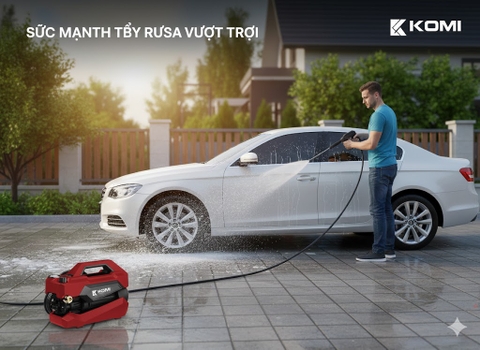 Máy xịt rửa xe chỉnh áp Komi KM-Z20S