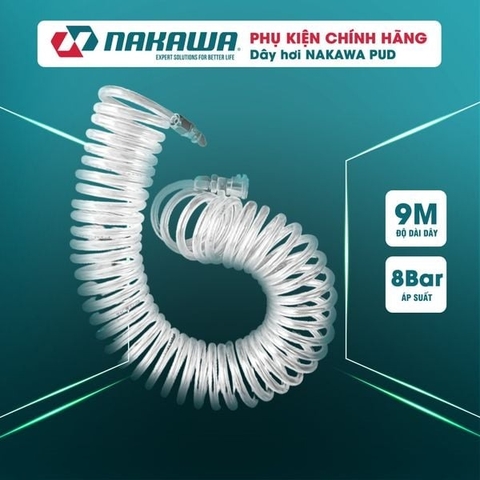 Dây hơi máy nén khí Nakawa nhựa PU dài 9m