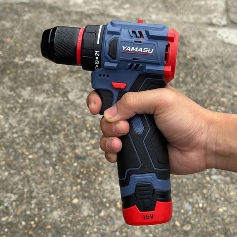 MÁY KHOAN VÍT PIN YAMASU 16V YMS-MKP1016G2W LỰC SIẾT 45N