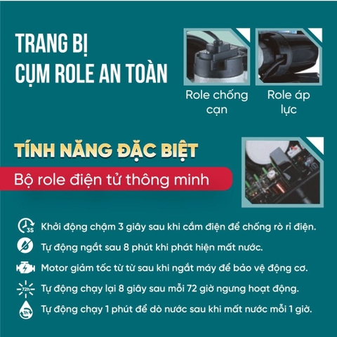 Máy bơm tăng áp thông minh NAKAWA NK-BP200A