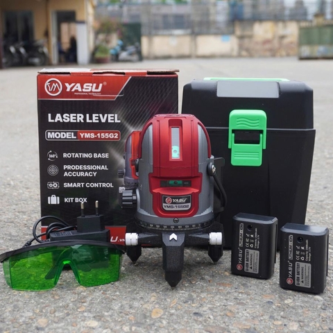 MÁY CÂN MỰC LASER YAMASU YMS-155G2 5 TIA XANH SIÊU SÁNG