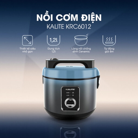 Nồi cơm điện KALITE KRC6012 chống dính Ceramic cao cấp