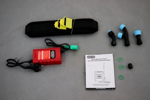 Máy phun thuốc trừ sâu, côn trùng điện CON ONG VÀNG Li20-pin Vàng Pin lithium 12V8Ah