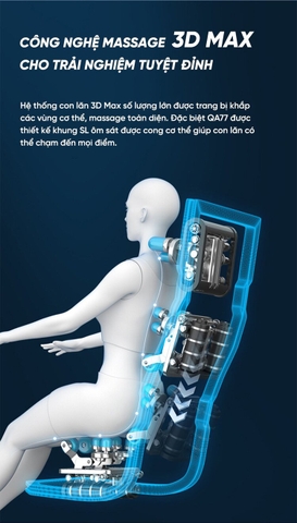 Ghế massage Queen Crown QA77
