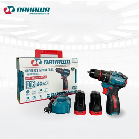 Máy khoan pin 3 chức năng NAKAWA NK-KD1610/60PLUS
