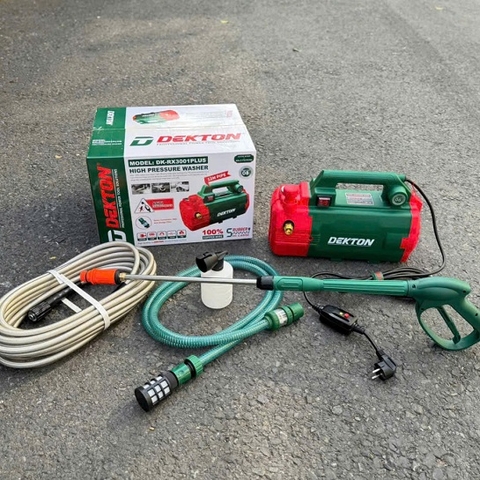 Máy rửa xe chỉnh áp 3000W Dekton DK-CWR3001Plus