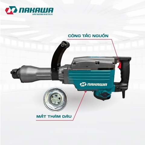 Máy đục bê tông 30mm NAKAWA NK-65A 1900W