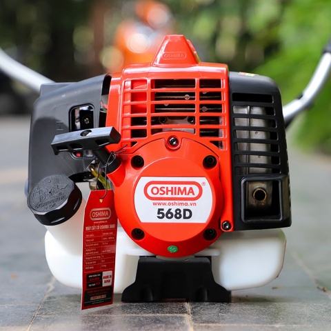 Máy cắt cỏ OSHIMA 568D 2.3kW Đỏ-đen 2 thì (rời, chết)