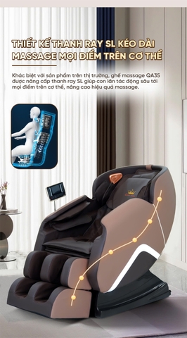 Ghế massage Queen Crown QA35
