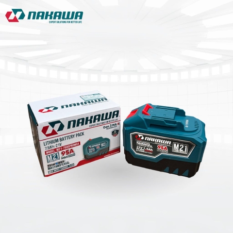 Pin 21V 6.0Ah NAKAWA M21-7595PROMAX