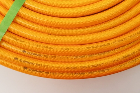 Ống nhựa PVC Elephant No.3 8.5mm x 50m Vàng