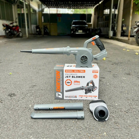 Máy thổi bụi & hút bụi 4 trong 1 chân pin M21 phổ thông Dekton M21-TB01 (Chưa gồm pin và sạc)