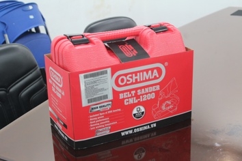 Máy chà nhám Oshima CNL1200 Đỏ Điện 1 pha (chà nhám lô)