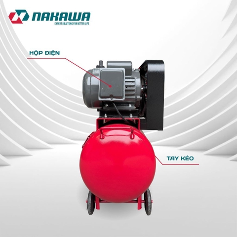 Máy Nén Khí Dây Đai NAKAWA NK1060E 750W 60L