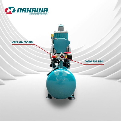 Máy nén khí không dầu, tốc nhanh, siêu êm Nakawa NK-BH1810PRO - 10 lít 1350W