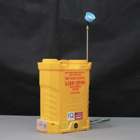 Máy phun thuốc trừ sâu, côn trùng điện MITSUKAISHO Li20-pin Vàng Pin lithium 12V8Ah
