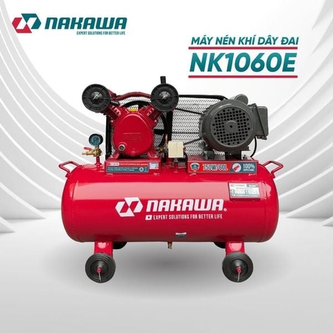 Máy Nén Khí Dây Đai NAKAWA NK1060E 750W 60L