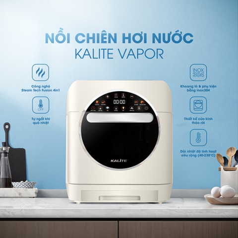 Nồi chiên hơi nước Kalite Vapor 4in1, 8 chế độ nấu tự động