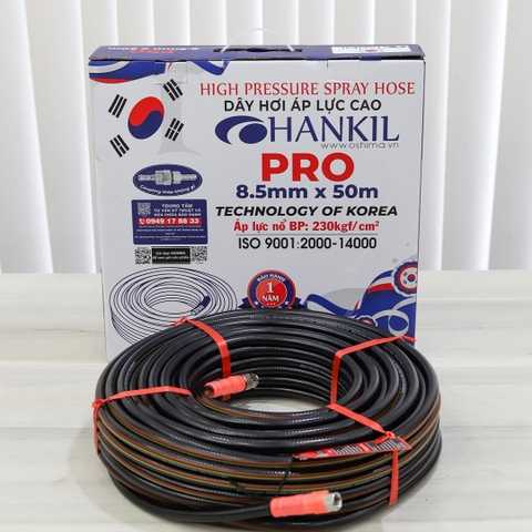 Ống nhựa PVC HANKIL Pro 8.5mm x 50m Đen