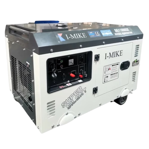 Máy Phát Điện Chạy Dầu I-Mike 10Kva DG11000SE Siêu Chống Ồn