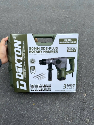 Máy khoan đục 2 chức năng Dekton DK-RH3002XPRO 1050W