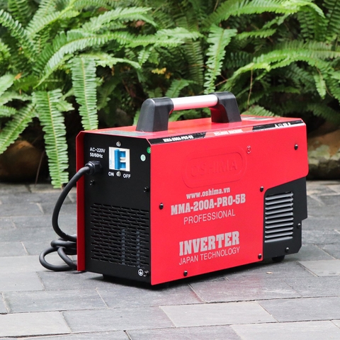 Máy hàn OSHIMA MMA-200A-PRO-5B 8.5KVA Đỏ