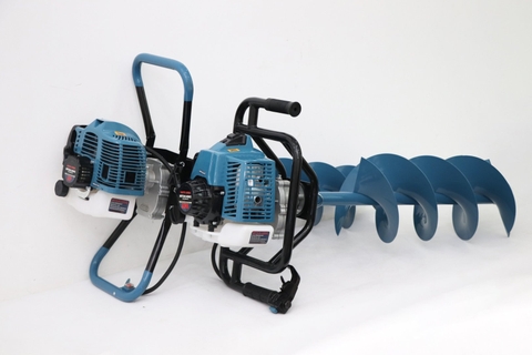 Máy khoan đất Mitsukaisho 2PS 2.2kW Xanh-đen 2 thì (không mũi)