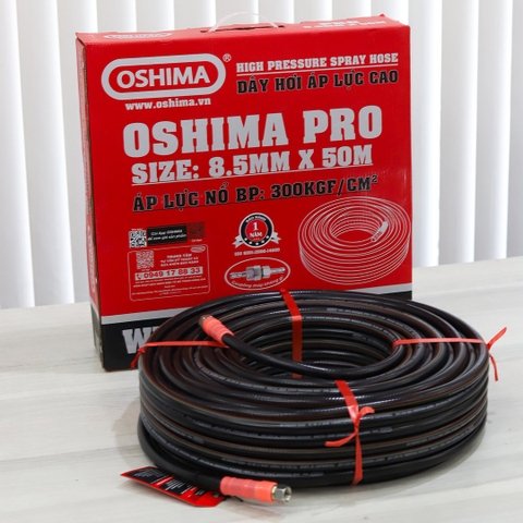 Ống nhựa PVC OSHIMA Pro 8.5mm x 50m Đen