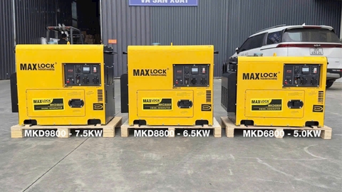Máy Phát Điện Chạy Dầu Maxlock MKD8800 (6.5 - 7.0KW)