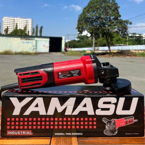 MÁY MÀI GÓC TAY NGẮN YAMASU YMS-03100G2 CÔNG SUẤT 750W (CÔNG TẮC ĐUÔI)