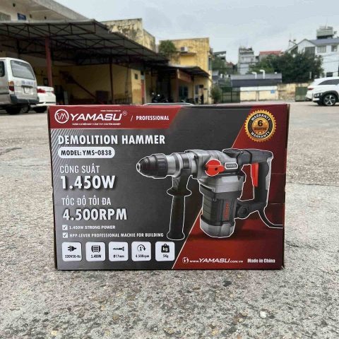 MÁY KHOAN BÊ TÔNG YAMASU YMS-0838 CÔNG SUẤT 1450W