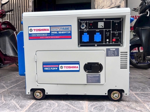 Máy Phát Điện Chạy Dầu 5Kw Toshima T68E