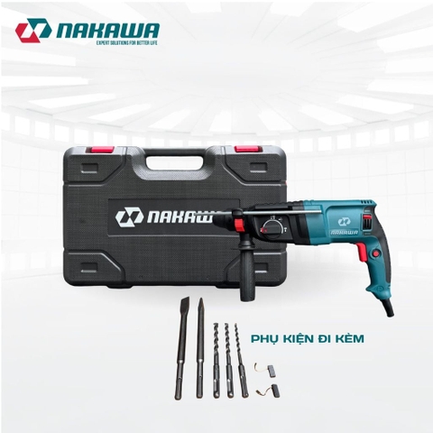Máy khoan đục 3 chức năng NAKAWA NK-KD2-26A
